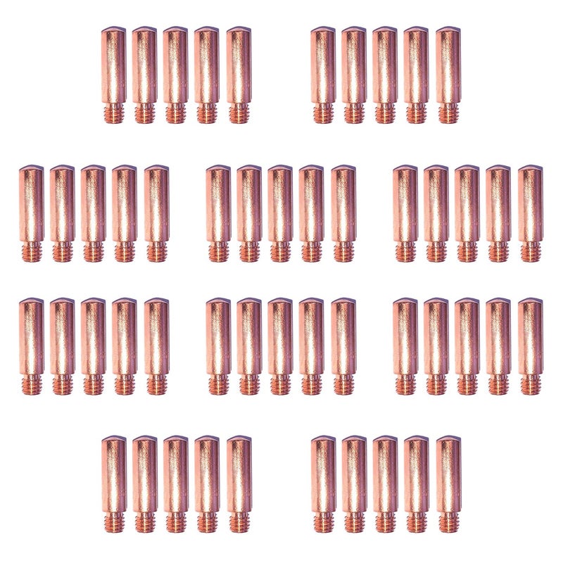 Zinger Contact Tips for Mig Welding 11-30 0.030",Compatible with Forney 60171,Binzel, Clarke and Tweco Mini/No.1 & Lincoln Magnum 100L MIG Welding Gun-50PK - Image 1